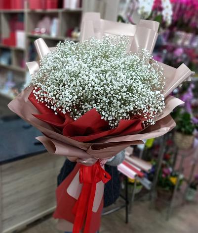 Букет цветов из: Гипсофила в Новокавказском
